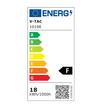 Plafoniera led, Interior/Exterior IP54, 3000K, 1820 lm, 18 W, dimensiune 195 x 38 mm, Alba, Rotunda