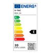 Plafoniera led cu senzor miscare, Interior/Exterior IP65, Culoare lumina 3 in 1, 2600 lm, 20 W, dimensiune 320 x 100 mm, Alba, Rotunda