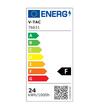 Plafoniera Led cu senzor de miscare 24 W, 2500 lm, dimensiune 350 x 61 mm, 4000k Neutra, Alba,  IP44, Telecomanda
