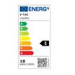 Plafoniera Led patrata 18 W, 1980 lm, dimensiune 214 x 214 x 31 mm, 4000K Neutra, Alba,  IP20