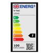 Corp iluminat pentru hale industriale, Aluminiu, 100 W, 8700 lm, 6500K, IP65, 230.4 x 80 mm