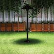 Lampa led 2 in 1 pentru exterior, 7W, 220-240 VAC, Negru, lumina calda 3000K, 200 x 714 mm, Samsung Cip, IP65