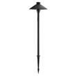 Lampa led 2 in 1 pentru exterior, 7W, 220-240 VAC, Negru, lumina calda 3000K, 200 x 714 mm, Samsung Cip, IP65