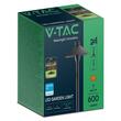 Lampa led 2 in 1 pentru exterior, 7W, 220-240 VAC, Negru, lumina calda 3000K, 200 x 714 mm, Samsung Cip, IP65