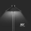 Lampa led 2 in 1 pentru exterior, 7W, 220-240 VAC, Negru, lumina calda 3000K, 200 x 714 mm, Samsung Cip, IP65