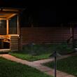 Lampa led 2 in 1 pentru exterior, 7W, 220-240 VAC, Negru, lumina calda 3000K, 200 x 714 mm, Samsung Cip, IP65