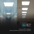 Panou led 2 in 1, Montaj aparent/Incastrat, 36 W, chip Samsung, lumina neutra 4000K, 3960 lm, 595 x 595 x 30 mm