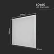 Panou led 2 in 1, Montaj aparent/Incastrat, 36 W, chip Samsung, lumina neutra 4000K, 3960 lm, 595 x 595 x 30 mm