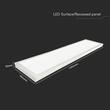 Plafoniera Led 40 W, 4400 lm, dimensiune 1195 x 295 x 30 mm, 4000K Neutra, Alba, IP20, CIP Samsung
