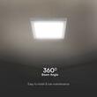 Plafoniera Led patrata 12 W, 1200 lm, dimensiune 167.3 x 167.3 x 30.7 mm, 6500K Rece, Alba,  IP20