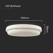 Plafoniera Led rotunda 24 W, 2500 lm, dimensiune 240 x 38 mm, 6500k Rece, Alba,  IP54