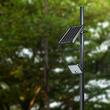 Proiector led cu incarcare solara, 10 W, Lumina Rece/Neutra, 1500 lm, IP65, 134 x 31.2 x 121 mm, Senzor de miscare
