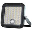 Proiector led cu incarcare solara, 10 W, Lumina Rece/Neutra, 1500 lm, IP65, 134 x 31.2 x 121 mm, Senzor de miscare