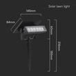 Lampa solara pentru gradina/casa, 80 lm, lumina calda 3000K, IP65, fixare in 2 moduri