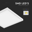 Panou led 36 W, 3960 lm, IP20, 6500K alb rece, 2 in 1 Incastrabil/Aplicat, 60x60 cm