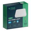 Aplica led patrata, 18W, culoare naturala 4000K, 1830 lm, IP44, SMD cip Samsung, 250 x 250 x 65 mm, Alba