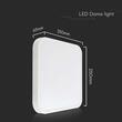 Aplica led patrata, 18W, culoare naturala 4000K, 1830 lm, IP44, SMD cip Samsung, 250 x 250 x 65 mm, Alba