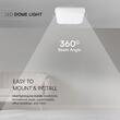 Aplica led patrata, 18W, culoare naturala 4000K, 1830 lm, IP44, SMD cip Samsung, 250 x 250 x 65 mm, Alba