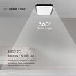 Aplica led patrata, 18W, Alb rece 6500K, 1830 lm, IP44, SMD cip Samsung, 250 x 250 x 65 mm, Negru