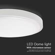 Plafoniera Led cu senzor de miscare 24 W, 2500 lm, dimensiune 350 x 61 mm, 4000k Neutra, Alba,  IP44, Telecomanda