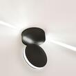 Aplica led, 7W, Alb cald 3000K, 770 lm, IP65, 110 x 120 x 170 mm, Negru, Aluminiu