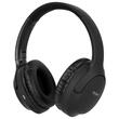 Casti wireless cu atenuare zgomot ANC, Diametru difuzor 40 mm, Negru, Bluetooth 5.3, cititor card SD