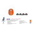 Boxa portabila cu Bluetooth, Trevi 3 W, MP3, SD, portocalie