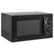 Cuptor cu microunde Toshiba 800 W, capacitate 20 l, Timer, Negru, Panou de comanda mecanic