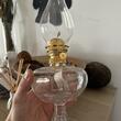 Lampa cu gaz lampant Vivatechnix TR-1020, cu picior de sticla, 430 mm
