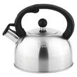 Ceainic cu fluier rabatabil, Teesa Inox, capacitate 2 l, Inox, fund ingrosat, Diametru 18.5 cm, Maner rece