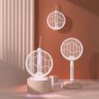 Paleta electrica anti-insecte, 5 W, baterie incorporata 1200 mAh, incarcare USB, Lampa UV, 2 moduri de functionare
