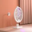 Paleta electrica anti-insecte, 5 W, baterie incorporata 1200 mAh, incarcare USB, Lampa UV, 2 moduri de functionare