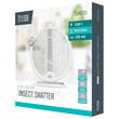 Paleta electrica anti-insecte, 5 W, baterie incorporata 1200 mAh, incarcare USB, Lampa UV, 2 moduri de functionare