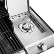 Gratar cu 5 arzatoare pe gaz, 17 kW, Teesa BBQ, Inox/Fonta, Otel, 4 x roti