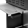 Gratar cu 5 arzatoare pe gaz, 17 kW, Teesa BBQ, Inox/Fonta, Otel, 4 x roti