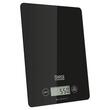 Cantar electronic de bucatarie, sticla, max 5 kg, precizie 1g, 2x CR2032, LCD, Negru