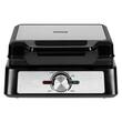 Aparat pentru 2 Wafe, Teesa 1600 W, Termostat, Aluminiu/Inox