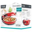 Cuptor electric pentru Pizza cu diametru de 310 mm , 1200 W, 1 x Etaj, Temperatura reglabila 110-405 ° C