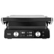Grill electric Teesa 2000 W, suprafata striata 290 x 230 mm, Tava de colectare detasabila, Panou de control tactil