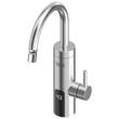 Robinet electric Instant 3000 W, Afisaj Led, Protectie la supraincalzire, Complet Inox, IPX4, Brat rotativ