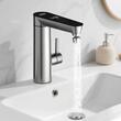 Robinet electric Instant 3000 W, Afisaj Led, Protectie la supraincalzire, Inox, IPX4, 2 l/min, Argintiu