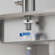Robinet electric Instant 3000 W, Afisaj Led, Protectie la supraincalzire, Inox, IPX4, 2 l/min, Argintiu