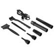 Suflanta aer pentru Indepartare praf si Aspirare PC, Par de animale, Tastatura, Canapea, Lanterna LED, Afisaj LED, Negru, Acumulator