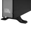 Convector electric, 3 trepte de putere, 2000 W, afisaj led, Negru, carcasa metal/plastic, Termostat reglabil, Telecomanda