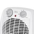 Aeroterma electrica, portabila, 3 trepte de putere 800 W / 1200 W / 2000 W, Alba