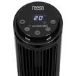 Ventilator turn, 50 W, Temporizator, Telecomanda, Oscilatie automata, Butoane tactile, Negru