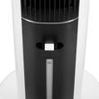 Ventilator turn cu umidificare, Alb/Negru, 60 W, Telecomanda, 975 x 290 x 290 mm, Silentios 65 dB, Rezervor apa 3 l, Oscilatie, Timer