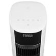 Ventilator turn cu umidificare, Alb/Negru, 60 W, Telecomanda, 975 x 290 x 290 mm, Silentios 65 dB, Rezervor apa 3 l, Oscilatie, Timer