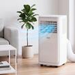 Aparat de aer conditionat portabil, 9000 BTU, 3 moduri  Ventilator, Racire si Dezumidificare, Wi-Fi app Tuya, Telecomanda