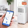Aparat de aer conditionat portabil, 9000 BTU, 3 moduri  Ventilator, Racire si Dezumidificare, Wi-Fi app Tuya, Telecomanda